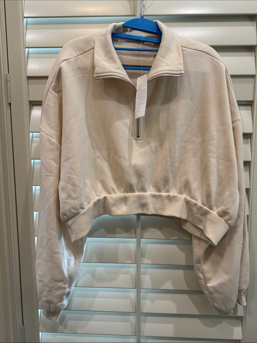 Urban Outfitters Half-Zip Cropped Pullover
